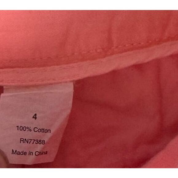 J. Crew Size 4 Pink Womens Shorts 100% Cotton - Picture 3 of 6